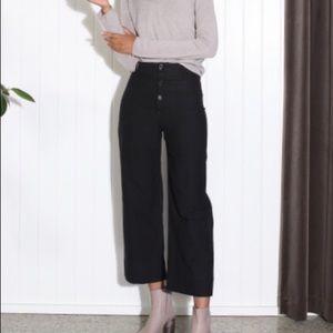 Apiece Apart Marston Pants in Black Sz Small